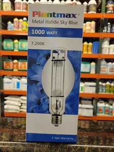 Plantmax - Metal Halide Sky Blue 1,000 Watt - Single Ended Bulb w/ 7,200 Kelvin - Picture 1 of 1