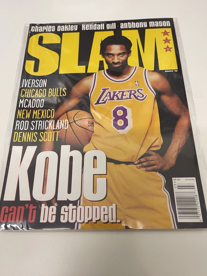 Slam Magazine #24 (March 1998) Kobe Bryant Lakers Cover - Image 1 of 1