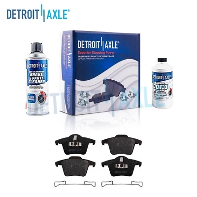 Rear Ceramic Brake Pads Kit for 2003 2004 2005 2006 2007 2008 2009-14 Volvo XC90 - Image 1 of 4