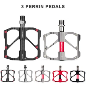 Ultralight Aluminium Alloy Bicycle Pedal MTB Road Mountain Bike Pedal 3 Bearings - Picture 1 of 20