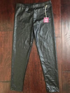 Poof! Girl Kids High Fashion Runway Floral Leggings Yoga Pants Size S Small 7/8 - Picture 1 of 4