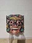 Balinese Wooden Barong Mask Hand Carved Hand Painted Wood U8