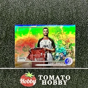 REFRACTOR TOPPS STADIUM CROMADO UEFA 2022-23 CODY GAKPO/125 VERDE AMARILLO - Imagen 1 de 2