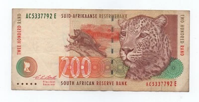 SOUTH AFRICA 200 RAND 1994 PICK 127A LOOK SCANS - Image 1 of 2