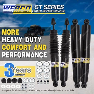 4 Heavy Duty Gas Webco Pro Shock Absorbers for Mitsubishi Triton MK 4WD Ute - Picture 1 of 3