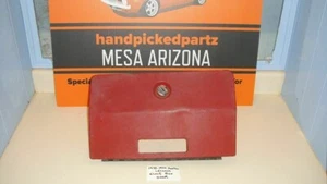 1973-1977 PONTIAC LEMANS A BODY OEM GLOVE BOX DOOR WITH HINGE - RED - Picture 1 of 7