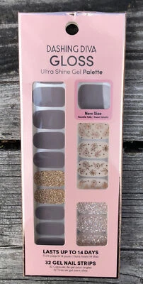 Dashing Diva Gloss Ultra Shine Gel Palette 32 Nail Strips Lavender Dreams GS45 - Image 1 of 2