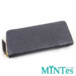 Auth Louis Vuitton Monogram Empreinte Portefeuille Clemence Round Zipper Long Wa - Picture 1 of 6