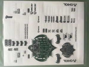 Body Sticker/Decal for 1/10 Cralwer Axial SCX10 RR10 AX10 Rock Crawler 4x4Truck - Picture 1 of 6
