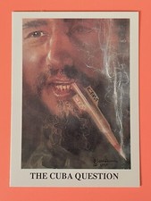 COUP D'ETAT 1990 Eclipse Bill Sienkiewicz Art Card #22 JFK Assassination Castro