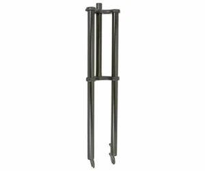 VINTAGE 30" LONG ADJUSTABLE STEEL 1-1/8 INCH THREADLESS CHOPPER BIKE FORK BLACK - Picture 1 of 1