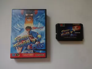 Street Fighter 2 Dash Plus Sega Mega Drive MD T-12033 CAPCOM 1993 NTSC-J Japan - Picture 1 of 15