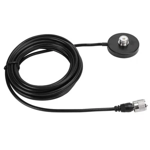 Vehicle Mobile Radio Antenna Magnetic Base Sucker Magnet Mount Base Cable Fo BUU - Zdjęcie 1 z 12