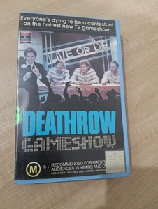 Deathrow Gameshow VHS Tape 1988 Incredibly RARE PAL AUS Comedy Cult - Picture 1 of 3