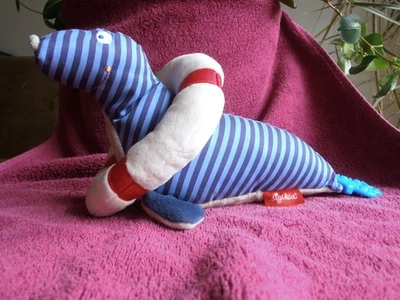 Sigikid - Robbe die rasselt - Schwimmring und Kau Flosse hinten - 30 cm - Top - Bild 1 von 4