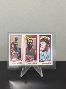 1980-81 Topps Basketball 222 Bill Walton/10 Bob Lanier/121 George McGinnis🏀♨️k - Picture 1 of 2
