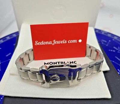 $870 - Pulsera Montblanc 129827 Meisterstück Glacier Collection en Acero Foto 1 de 4