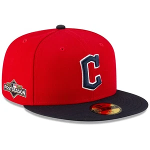 Herren New Era Red Cleveland Guardians 2025 MLB Postseason Side Patch 59FIFTY - Bild 1 von 4
