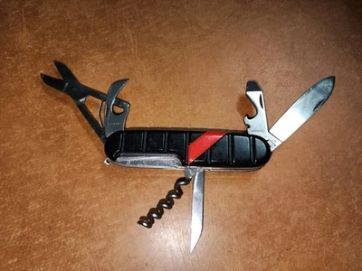 Vtg Richartz Inox Solingen Germany Folding Camping Swiss Army Knife - Image 1 of 4