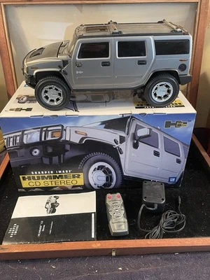 RARE Original SHARPER IMAGE Hummer H2 CD Stereo Alarm Clock Car Original Box - Image 1 of 4