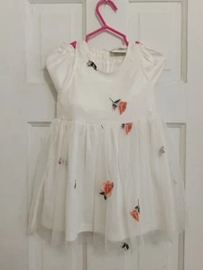 Rare Edition 2 Piece Infant Girl Dress Set Size 18 months Embroidered Floral B9 - Picture 1 of 4