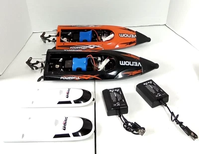 UDIR/C Venom Racing Boat Lot Of 2 - Preowned - Image 1 of 4