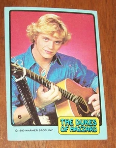 1980 Topps The Dukes of Hazzard Bo Duke Blue Border Card-6 - Picture 1 of 2