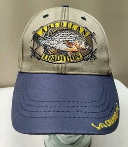 American Tradition Crappie Fishing Baseball Cap Hat Trucker - Picture 1 of 11