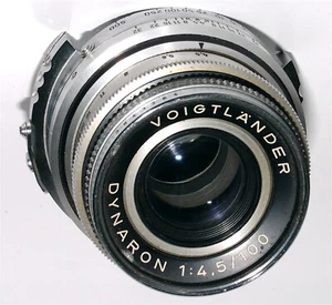 Voigtlander Dynaron 4.5 100mm Lens for Voigtlander Prominent Camera - Picture 1 of 6