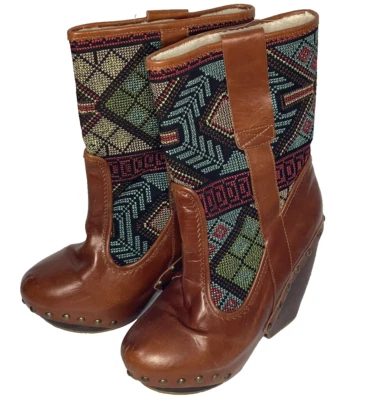 Irregular Choice talla US 9 EU 40 Mandarim Plataforma Botas de Cuña NOTA Talla Medida Foto 1 de 4