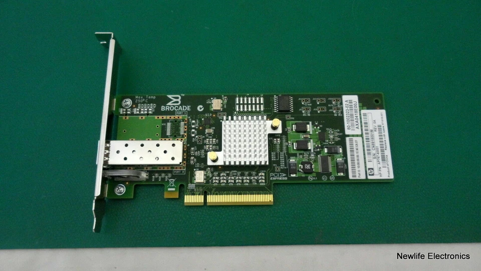HP 571518-001 StorageWorks PCIe 41B 4Gb FC Single-port HBA AP767-60001 - Image 1 of 4