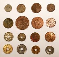 Lot of 56 JAPAN Showa WW2 WARTIME Aluminum & Other Japanese Coins 