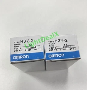 Omron H3Y-2 AC220V 5S in scatola secondi timer terminale relè tempo 1 pz nuovo di zecca - Foto 1 di 2