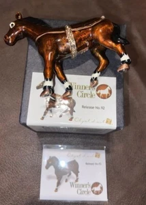 WINNER’S CIRCLE horse no. 92 Trinket Box, Beautiful NIB - Picture 1 of 3