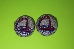 Parche Unidad Transporte Aéreo USAF 2 Pequeño 1.5" DI Cresta AFATC Plata Código Morse - Imagen 1 de 4