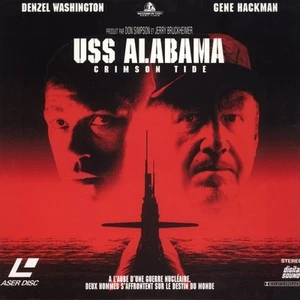 USS ALABAMA WS VF PAL COMME NEUF LASERDISC Gene Hackman, Denzel Washington - Picture 1 of 1