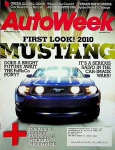 AutoWeek Magazine November 24, 2008 First Look! 2010 Mustang, Aston Martin DBS - Picture 1 of 2