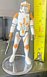 STAR WARS 3.75" CLON COMMANDER CODY COMPLETO con SOPORTE SAGA LEGENDS SL12 2014 - Imagen 1 de 2