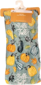 Way To Celebrate! Harvest Velvet Plush Throw 50x60 Hello Fall NEW - Picture 1 of 1