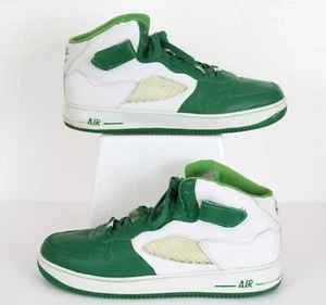 Rare Vintage AIR JORDAN AF-1 '82 Men's 11.5 Air Force 1 Green & White 136027-311 - Picture 1 of 12