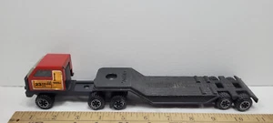 Fire Engine Co. 23 Red Black Mini Tonka Semi Truck Tractor Trailer Rare Vintage - Picture 1 of 7