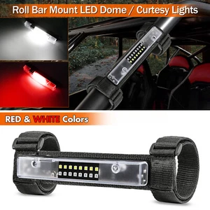 For Can-Am Maverick X3 UTV Interior LED Dome Lights White Red RollBar Mounts ATV - Picture 1 of 14