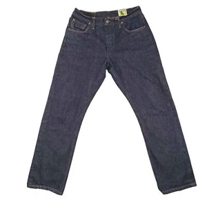 Left Field Denim Selvedge Jeans Mens 31x30 Blue Raw Pants Vidalia Mills USA Made - Picture 1 of 8
