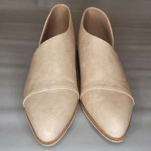 Catherine Malandrino Womens Sz 7 Beige/Neutral d'Orsay Cutout  Flats Vegan - Picture 1 of 8