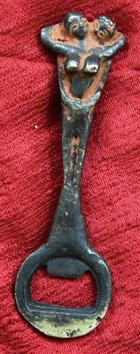 Vintage Style Boy Girl Design Bottle Opener Bar Pub Decor CJ173 - Image 1 of 4