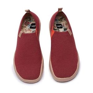 Damen-Slipper Größe 5-11 UIN bequem "Fire Brick Knit Wool Toledo II" - Bild 1 von 9