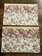 Pair Vintage Dan River Floral Pillowcases