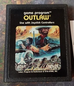 Solo cartucho de videojuego Atari 2600 OUTLAW - 214 - Imagen 1 de 1