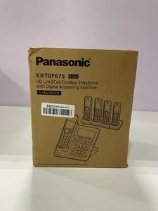 Panasonic KX-TGF675 Link2 Cell Cordless Telephone Digital Answering Machine - Zdjęcie 1 z 2