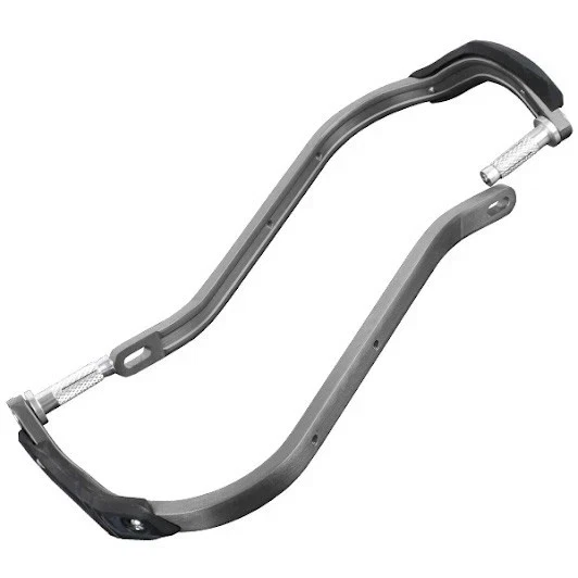 Zeta Pro Armor Hand Guard Titanium  Colour (mount kit not included) barkbusters - Imagem 1 de 1